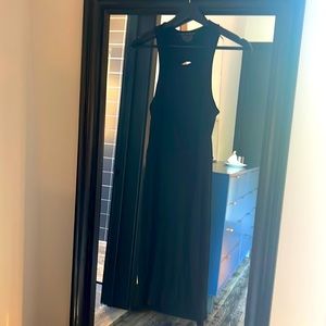 Club Monaco size small black midi dress